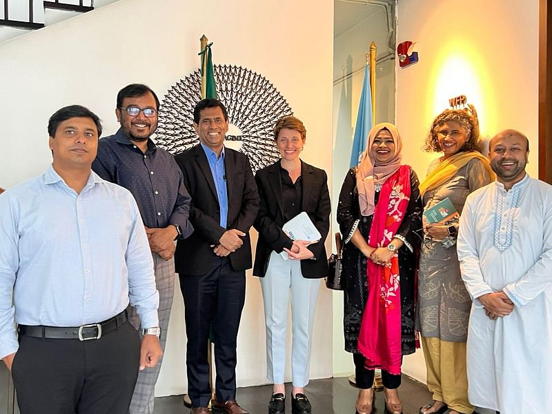 Amar Bangladesh Party (AB Party) met UN resident coordinator in Bangladesh Gwyn Lewis on Monday afternoon at her office.